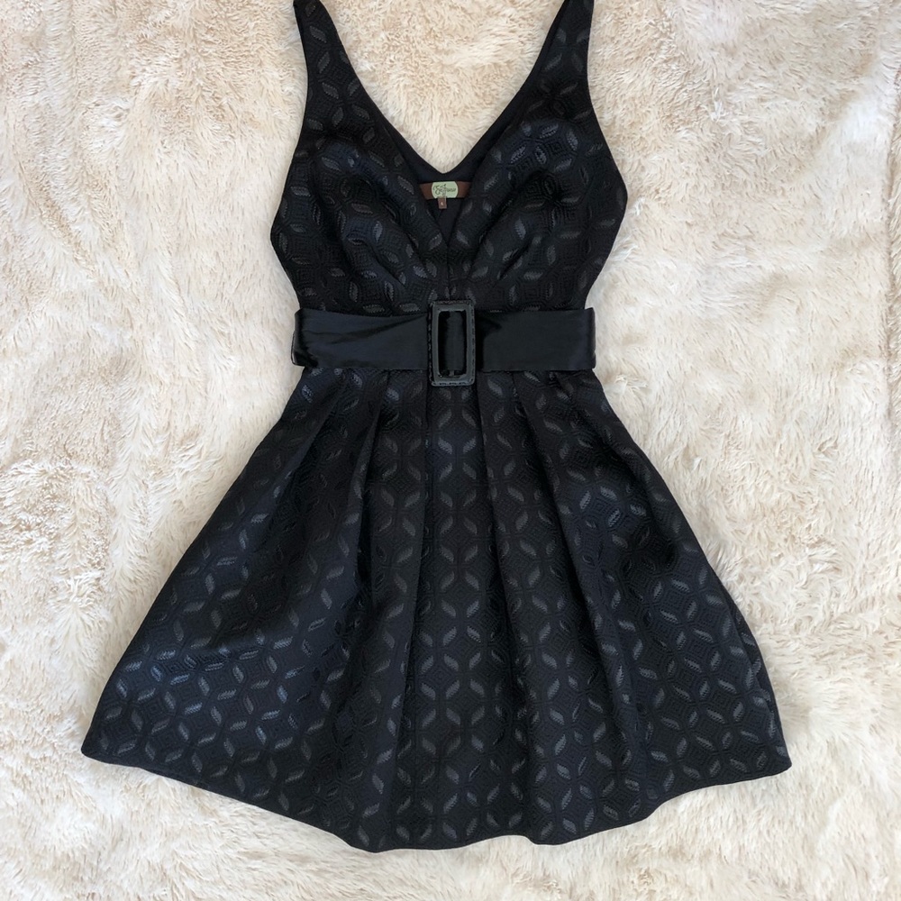 Black Eva Franco Cocktail Dress